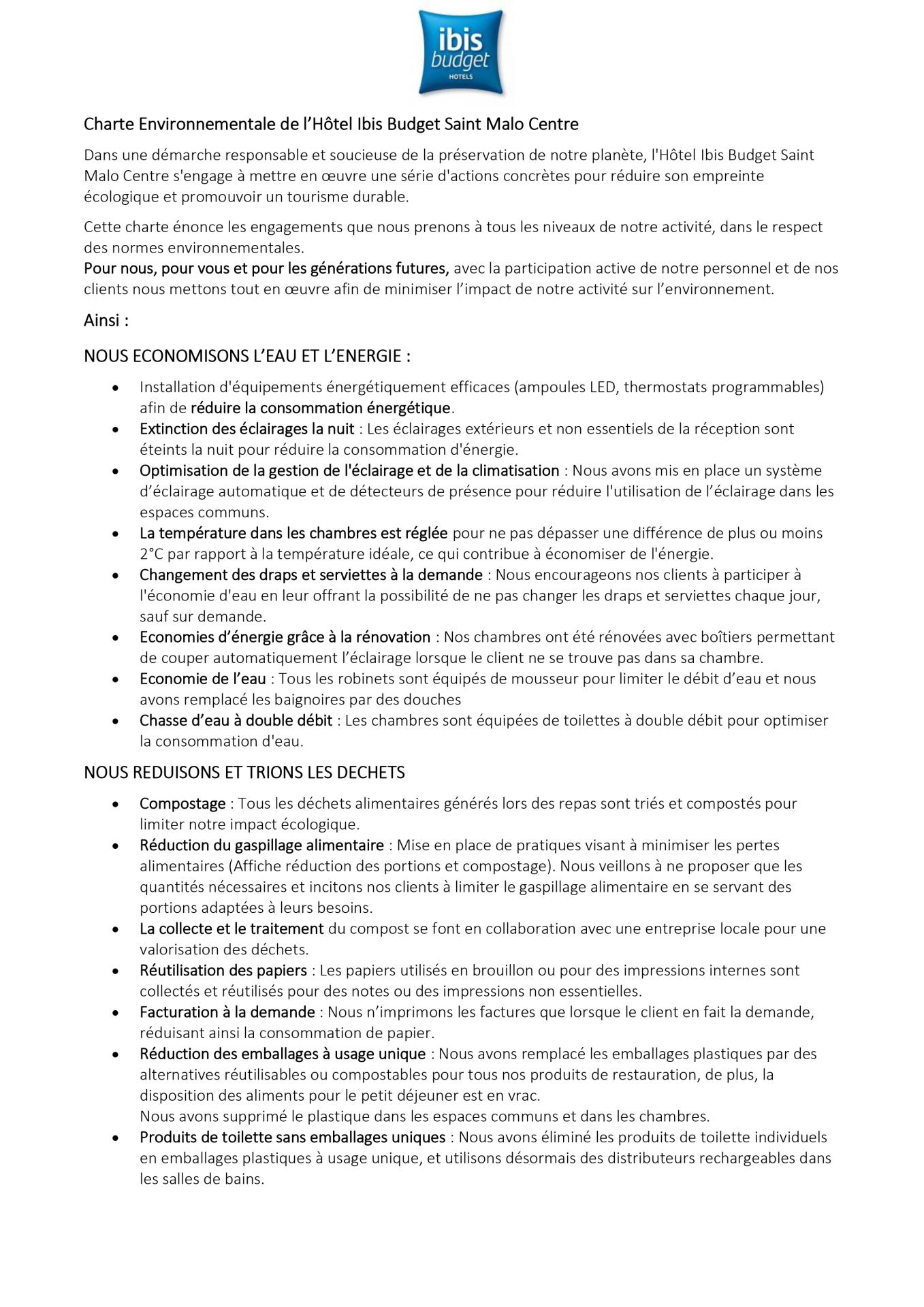 Charte environnementale page 1