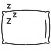 Icone vecteur oreiller sommeil coussin de lit coussin logo relax 2f7b19e